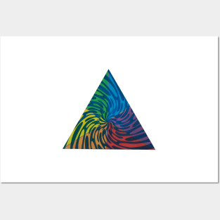 Triangle Tribal Color Wheel Posters and Art